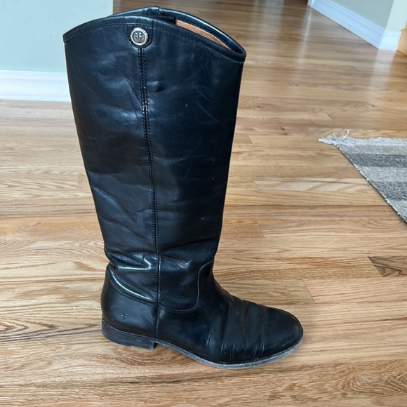 Frye black Melissa leather boots - Picture 8 of 10